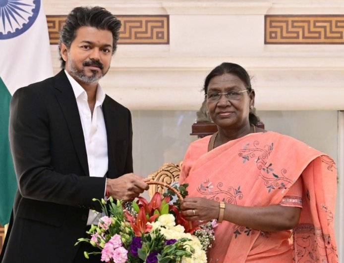 ஜனாதிபதி, துணை ஜனாதிபதியுடன் முதல்வர் விஜய் சந்திப்பு 