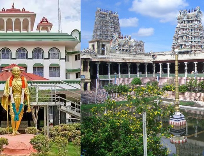 மதுரை மீனாட்சி அம்மன் கோயில் சொத்துக்களை மீட்க நடவடிக்கை: அறிக்கை கேட்கும் உயர்நீதிமன்ற கிளை 