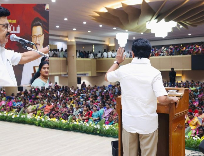 அதிமுக எம்எல்ஏக்களை தவெக ஷாப்பிங் செய்கிறது: விஜய் மீது ஸ்டாலின் சாடல்