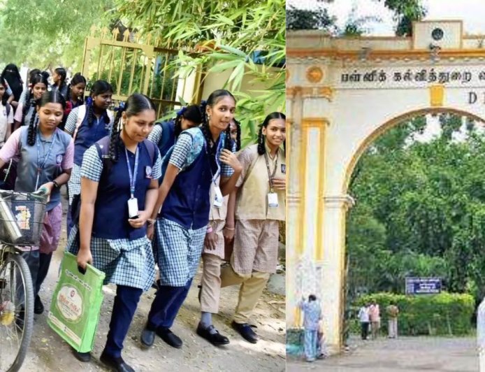 நடப்பாண்டில் அரசு பள்ளிகளுக்கு 155 நாட்கள் லீவு,  210 வேலை நாட்கள்: பள்ளிக்கல்வித்துறை அறிவிப்பு 