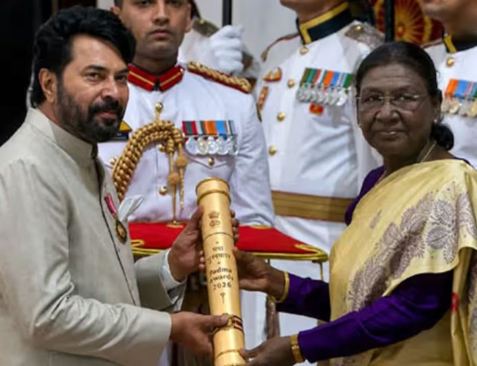 மம்முட்டி, மாதவன், ரோகித் சர்மா ஆகியோருக்கு பத்ம விருதுகள்: ஜனாதிபதி திரவுபதி முர்மு வழங்கினார்