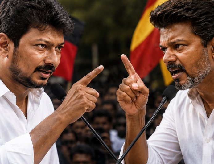 "அடக்குமுறையை கையில் எடுத்துள்ளது த.வெ.க. அரசு - உதயநிதி ஸ்டாலின் குற்றச்சாட்டு...