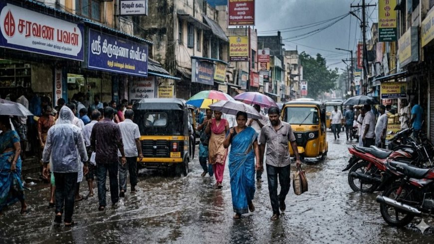 வளிமண்டல காற்றழுத்த தாழ்வு பாதை, தமிழகத்தில் 16 மாவட்டங்களில் கனமழைக்கு வாய்ப்பு: வானிலை ஆய்வு மையம்