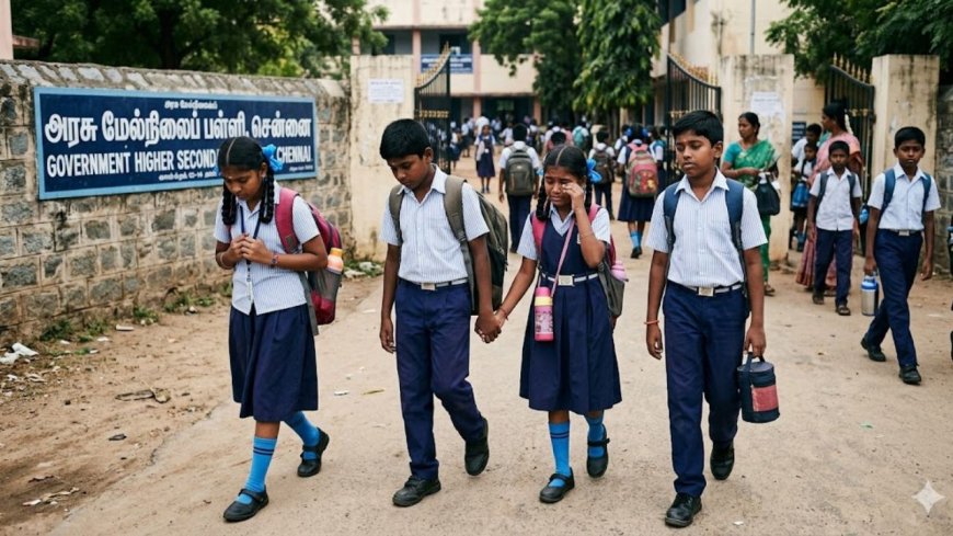 லீவு எல்லாம் ஓவர், நாளை முதல் ஸ்கூல் ஓபன்: வகுப்புகள் சுத்தம் செய்யும் பணி தீவிரம் 