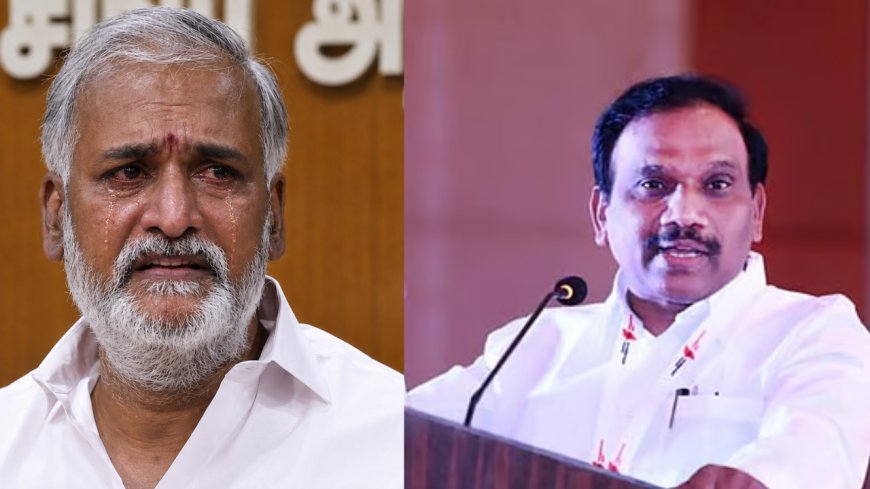 ”சேகர்பாபு நீ பாவம் பண்ணிருக்க..” – மேடையில் ஆதங்கப்பட்ட ஆ.ராசா..!