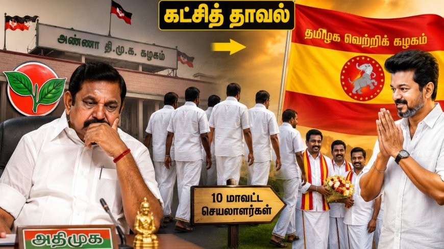 ரகசிய பேச்சுவார்த்தை , தவெக தாவ அடுத்த அதிமுக டீம் ரெடி! தடுக்க முடியாமல் திணறும் எடப்பாடி