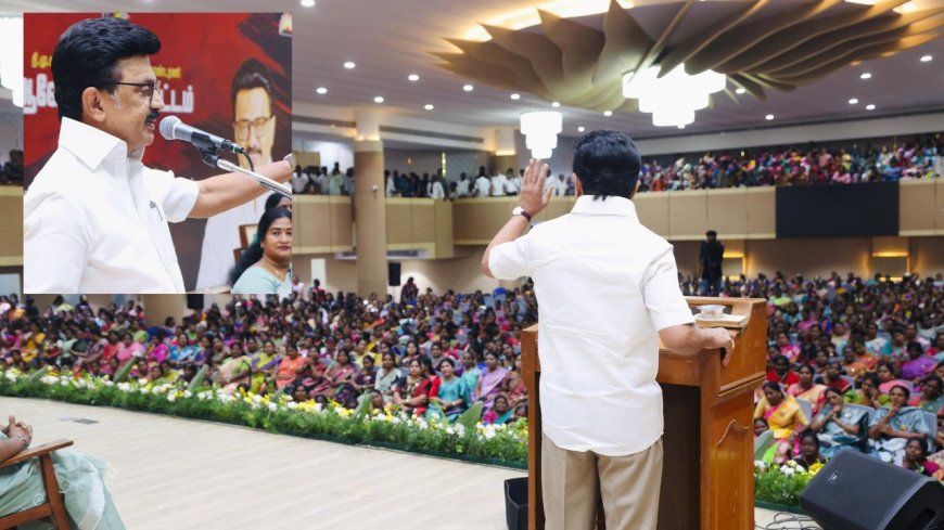 அதிமுக எம்எல்ஏக்களை தவெக ஷாப்பிங் செய்கிறது: விஜய் மீது ஸ்டாலின் சாடல்