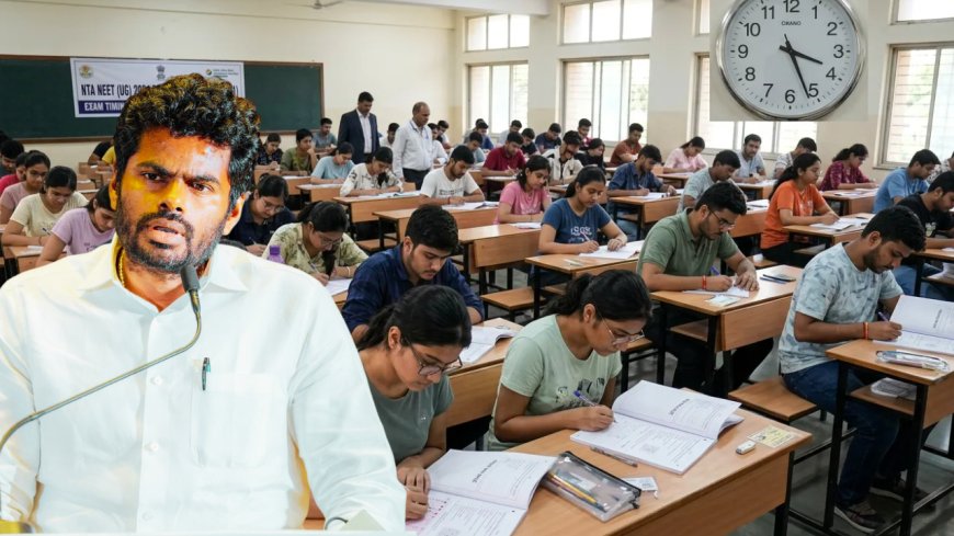 நீட் மறுதேர்வு… மத்திய அரசை அட்டாக் செய்த அண்ணாமலை..!