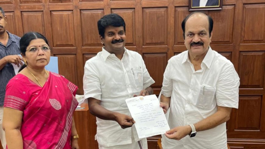 விராலிமலை எம்எல்ஏ பதவியை ராஜினாமா செய்த சி.விஜயபாஸ்கர்