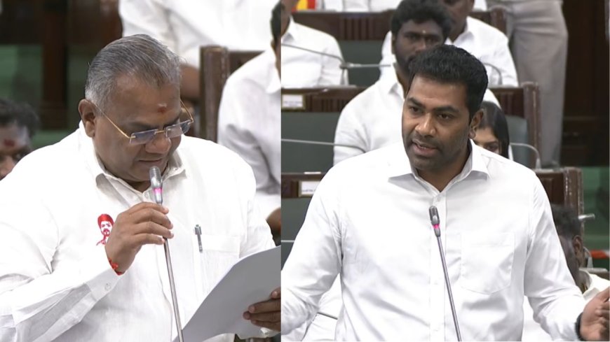 மேகதாது அணை விவகாரம்: திமுக தவெக சட்டசபையில் காரசார விவாதம்