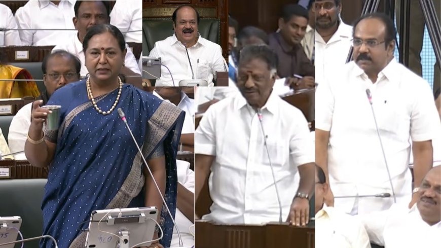 சட்டசபையில் தண்ணீர் பாட்டில் வேண்டும்: பிரேமலதா,ஓ.பன்னீர்செல்வம் பேச்சால் சிரிப்பலை 