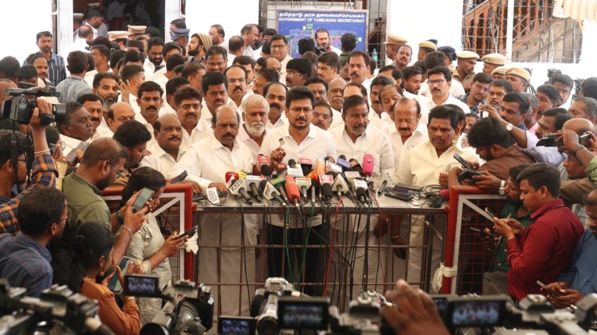 ”சட்டமன்றத்த சினிமா தியேட்டரா மாத்திட்டாங்க.....” - உதயநிதி சாடல்..!