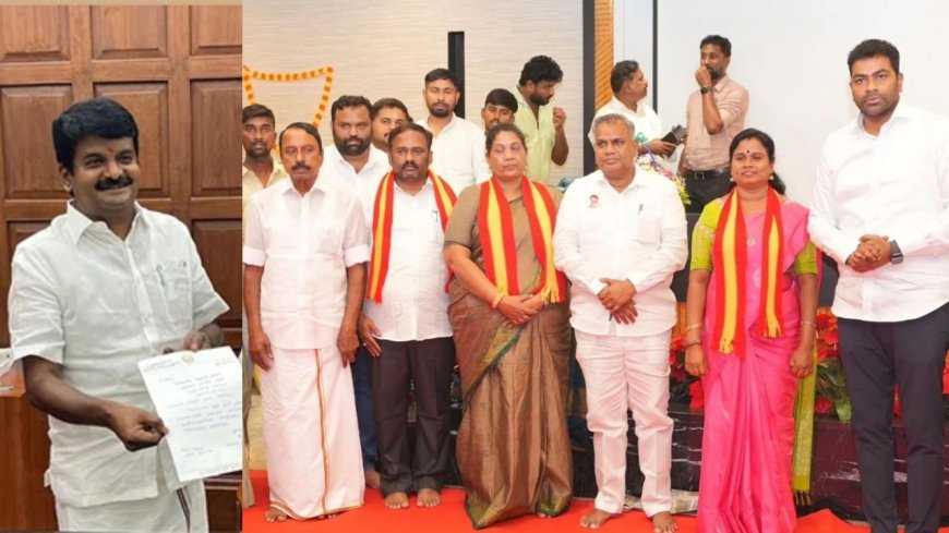 6 தொகுதிகளுக்கு இடைத்தேர்தல்:  'சீட்' பெற தமிழக வெற்றிக் கழகத்தில் கடும் போட்டி 