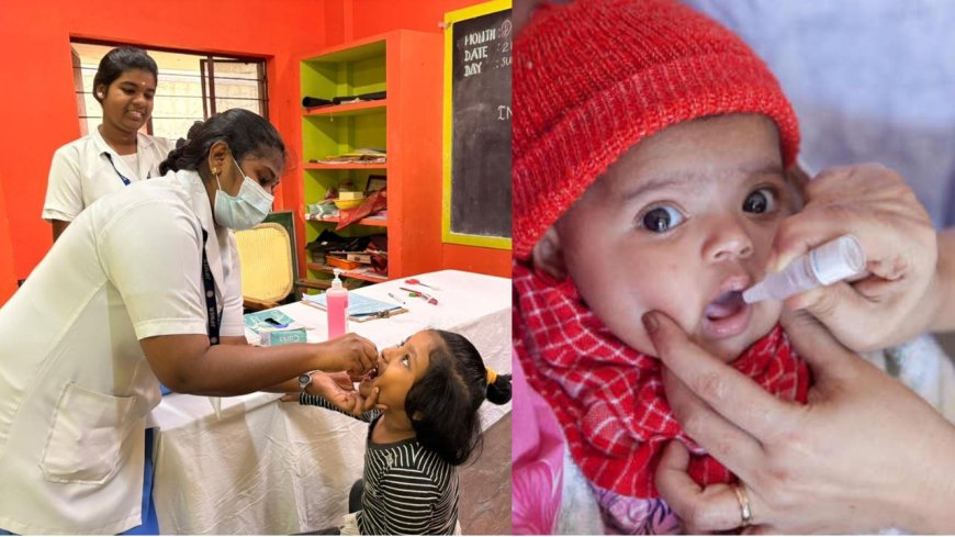தமிழகம் முழுவதும் நாளை 43,051 மையங்களில் போலியோ சொட்டு மருந்து முகாம்