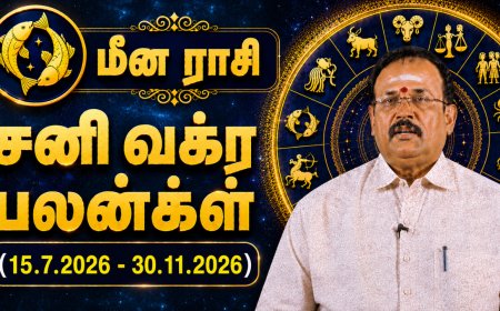 மீனம் ராசிக்கான சனி வக்ர பலன்கள்! - யதார்த்த ஜோதிடர் ஷெல்வீ