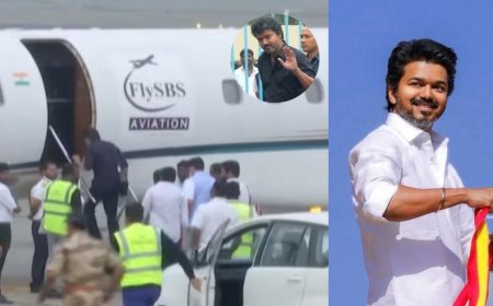 கரூருக்கு புறப்பட்டார் முதலமைச்சர் விஜய்...32 குடும்பங்களுக்கு  அரசு பணி ஆணை!