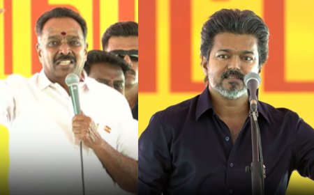"இனி தமிழகத்தில் நிரந்தரமாக விஜய் ஆட்சி தான்"... கரூரில் எம்.ஆர். விஜயபாஸ்கர் பேச்சு...