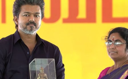 கரூரில் மக்கள் வெள்ளம்... முதல்வர் விஜய்க்கு பிரம்மாண்ட வரவேற்பு