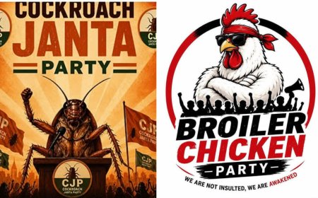 இந்தியாவின் Cockroach Janata Party க்கு போட்டியாக  வங்காளத்தின் 'Broiler Chicken Party'!