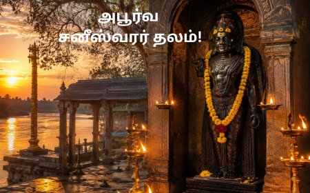 சனி தோஷம் விலக வேண்டுமா?  தரிசிக்க வேண்டிய அபூர்வ சனீஸ்வரர் தலம்!
