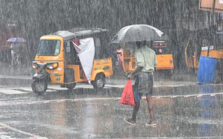 சென்னையில் மழைக்கு வாய்ப்பு... தமிழகத்திற்கு 5 நாட்கள் வானிலை அப்டேட்!