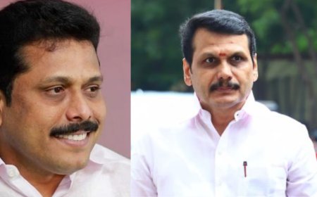 போலீஸ் விசாரணை முடிவு... செய்தியாளர்களிடம் பேச மறுத்த செந்தில் பாலாஜி...