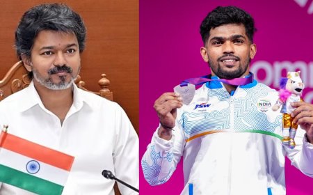 வெள்ளி பதக்கம் வென்ற தூத்துக்குடி வீரர்:  ஊக்கத்தொகை அறிவித்த முதலமைச்சர் விஜய்..!