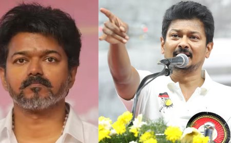 ஜனநாயகனுக்காக  மேகதாதுவை விட்டுக்கொடுத்தாரா விஜய்?  கொளுத்தி போட்ட உதய்....!