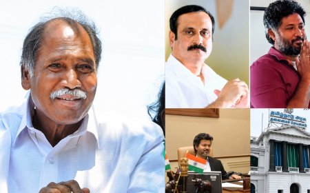 தமிழ்நாட்டில் கால்பதிக்கும் என்.ஆர்.காங்.,!  முக்கிய கட்சியுடன் கைகோர்க்கும் ரங்கசாமி....