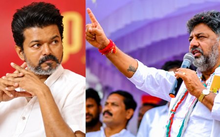 மேகதாது Meet-up ? விஜயை எச்சரித்த  டி.கே. சிவக்குமார்..!