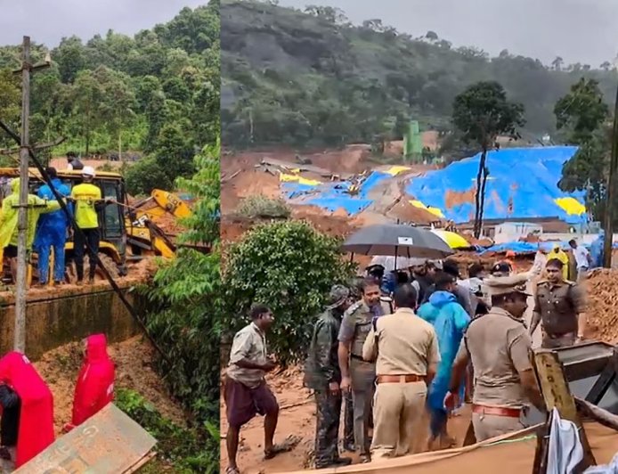 வயநாடு நிலச்சரிவு: பலி 4 ஆக உயர்வு... மீட்புப் பணி தீவிரம்!