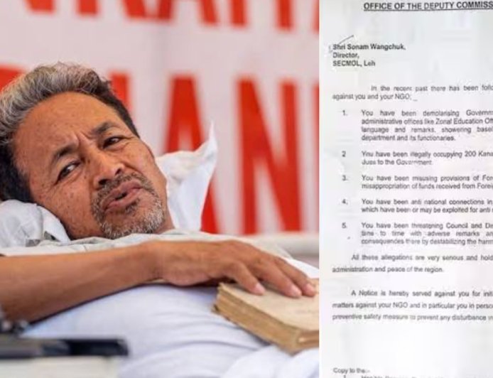 உண்ணாவிரதத்தை கைவிட தயார்... சோனம் வாங்சுக் வெளியிட்ட கடிதம்!