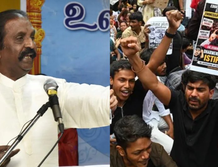 ”நிரந்தர நீக்கமே ஒரே தீர்வு….” - மாணவர்களுக்கு ஆதரவாக களமிறங்கிய வைரமுத்து..!