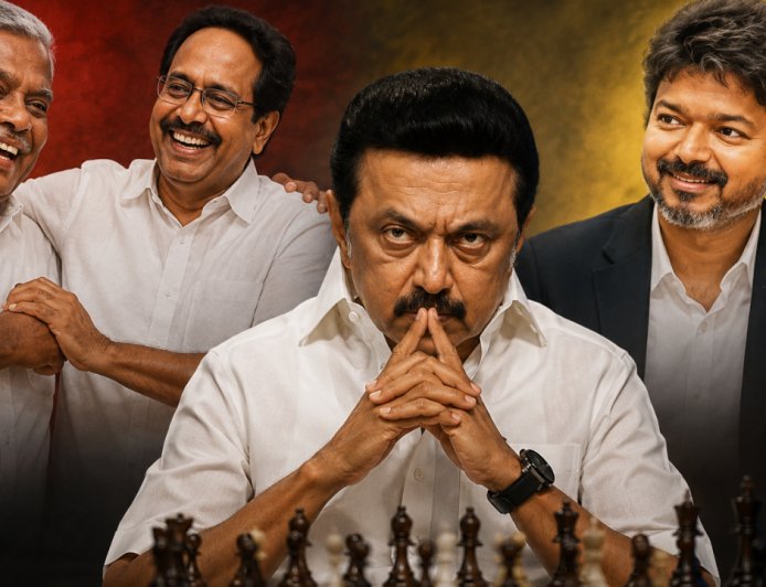 திமுகவின் ஆப்ரேஷன் ' இ '..... உச்சக்கட்ட டென்ஷனில் விஜய்...!