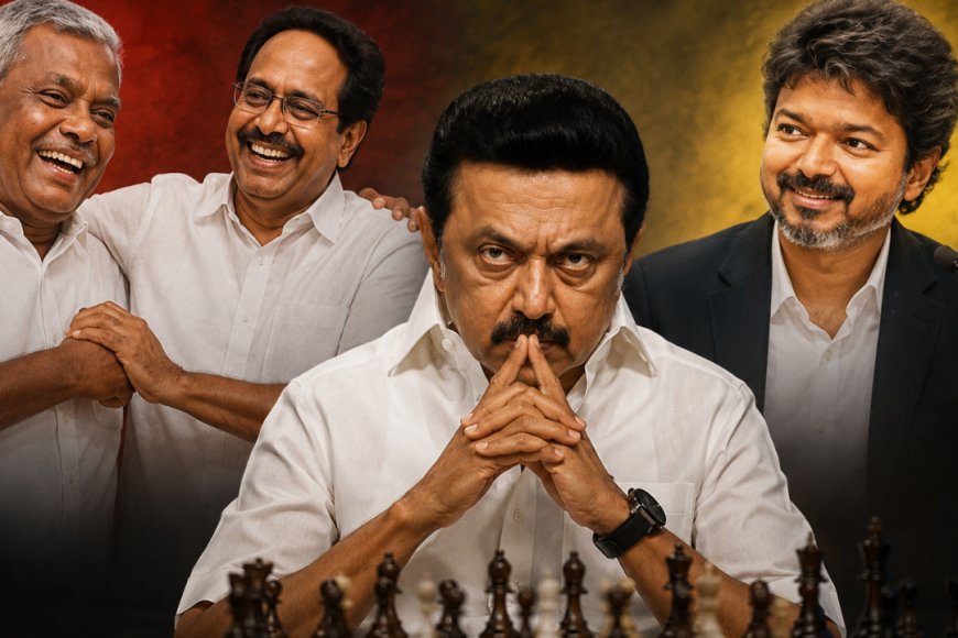 திமுகவின் ஆப்ரேஷன் ' இ '..... உச்சக்கட்ட டென்ஷனில் விஜய்...!