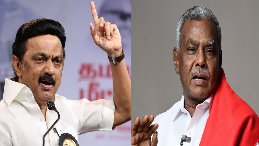 ஸ்டாலின் பேச்சின் பின்னணி இப்போ தான் புரியுது... சண்முகம் சாடல்..!