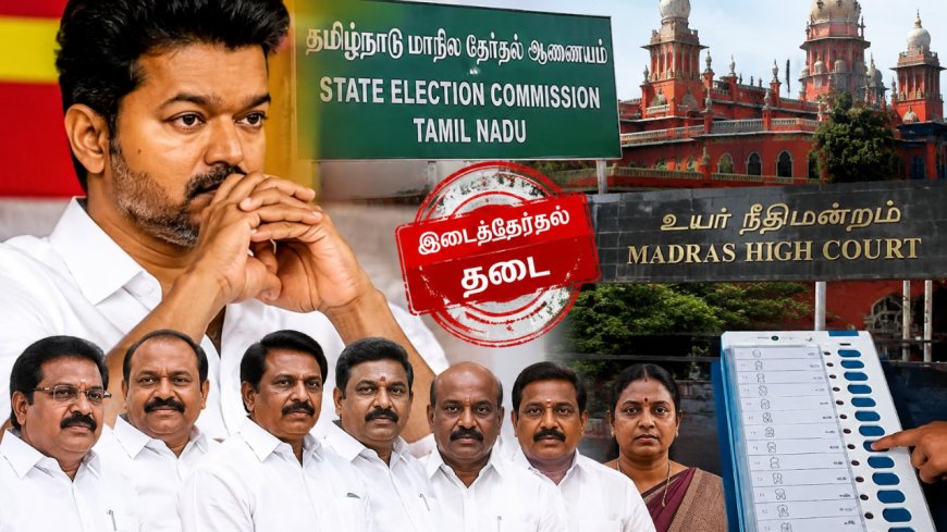 இடைத்தேர்தல் நிறுத்தம்... விஜயின் அரசியல் வியூகத்திற்கு நீதிமன்றம் பிரேக்?