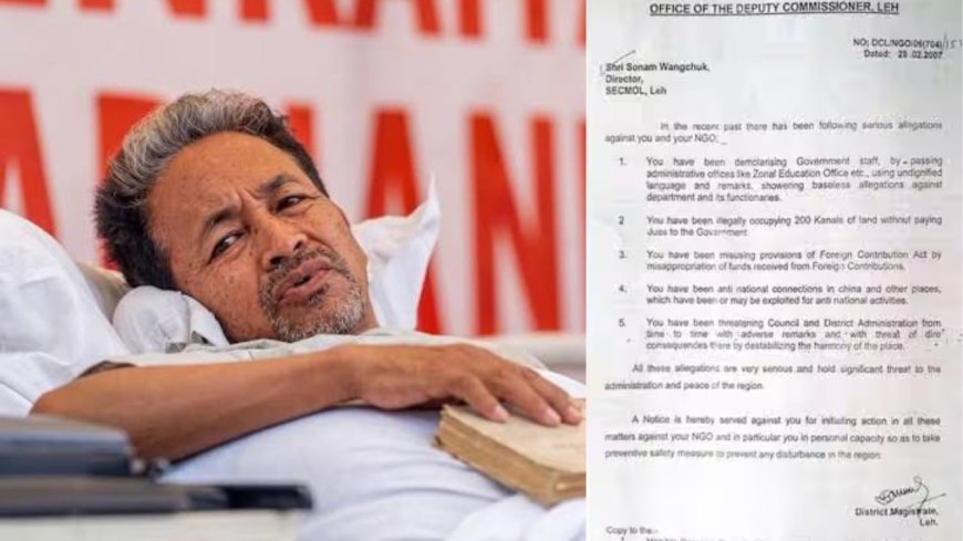 உண்ணாவிரதத்தை கைவிட தயார்... சோனம் வாங்சுக் வெளியிட்ட கடிதம்!