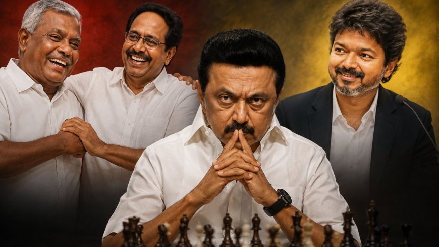 திமுகவின் ஆப்ரேஷன் ' இ '..... உச்சக்கட்ட டென்ஷனில் விஜய்...!