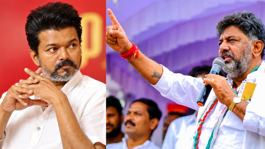 மேகதாது Meet-up ? விஜயை எச்சரித்த  டி.கே. சிவக்குமார்..!