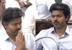 பட்ஜெட்டுக்கு புது லுக்கில் வந்த விஜய்.. சில்வர் புளூ சட்டையின் ரகசியம் என்ன?