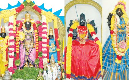 கண் திறந்து பக்தர்களைப் பார்க்கும் நெற்குன்றம் கரிவரதராஜ பெருமாள்!