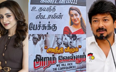திமுக Vs த்ரிஷா நற்பணி மன்றம்… வைரலாகும் போஸ்டர் போட்டி..!