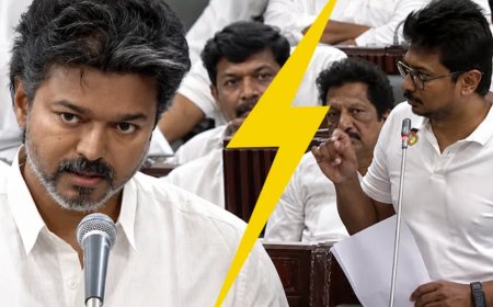 "முன்ன பின்ன பேப்பர் படிச்சா தான"....உதய்  VS  விஜய் !