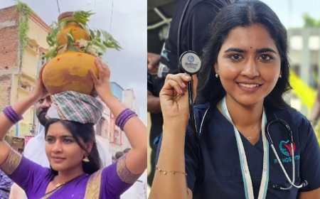 மண்குடம் சுமந்த ஹார்ட் பீட் நடிகை... வைரலான வீடியோ!