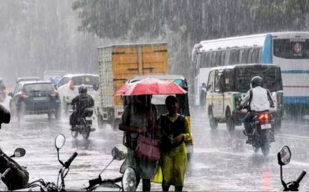 இடி மின்னலுடன் கூடிய  மழைக்கு வாய்ப்பு.....வானிலை எச்சரிக்கை !