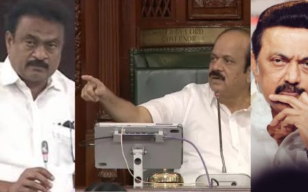 ஸ்டாலினைக் கிண்டல் செய்த தவெக எம்எல்ஏ… கொதித்தெழுந்த சபாநாயகர் !