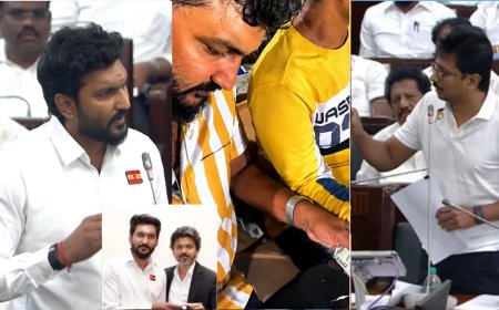 அமைச்சரின் பவுடர் விவகாரம்: கிளறிய உதயநிதி, அலறிய த.வெ.க.!