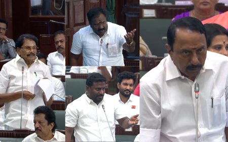 "கருணாநிதி" என குறிப்பிட்ட அமைச்சர்! பாடம் எடுத்த மாஜிக்கள்...