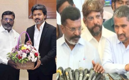 மாநாட்டை முடித்த கையோடு விஜயுடன் சந்திப்பு ஏன்?.....ரகசியம் உடைத்த திருமா!